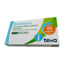 Бруламицин раствор для инъекций 40мг/мл 2мл! (80мг) ампулы №10 в Нижнем Тагиле и области фото
