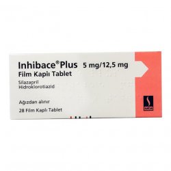 Инхибейс ПЛЮС (Inhibace Plus) 5мг/12,5мг таб. №28 в Нижнем Тагиле и области фото