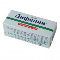 Дифенин (Фенитоин) таблетки 117мг №60 в Нижнем Тагиле и области фото
